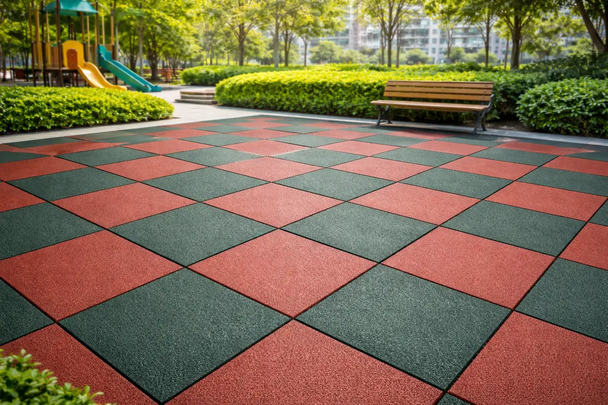 Karo kauçuk zemin örneği